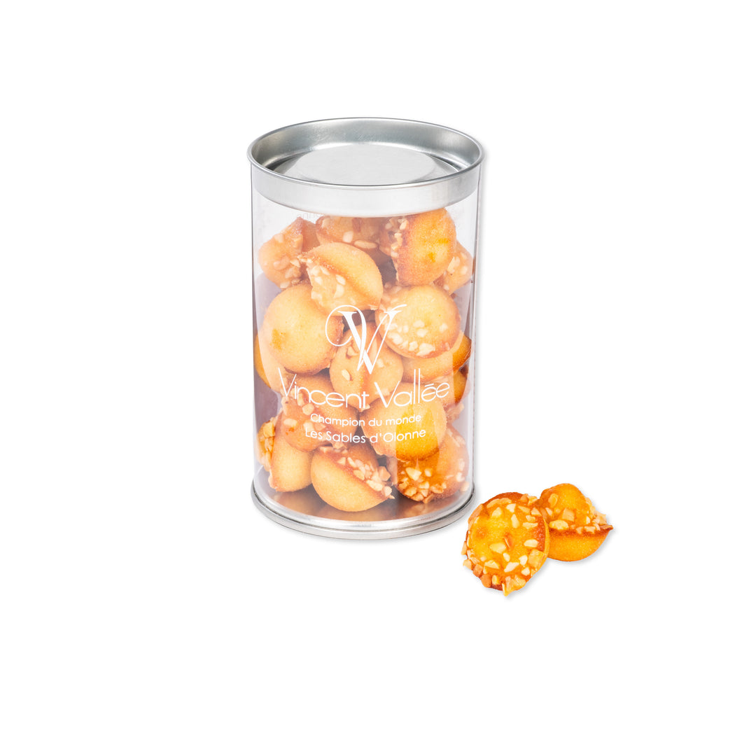 Madeleines au miel et aux amandes