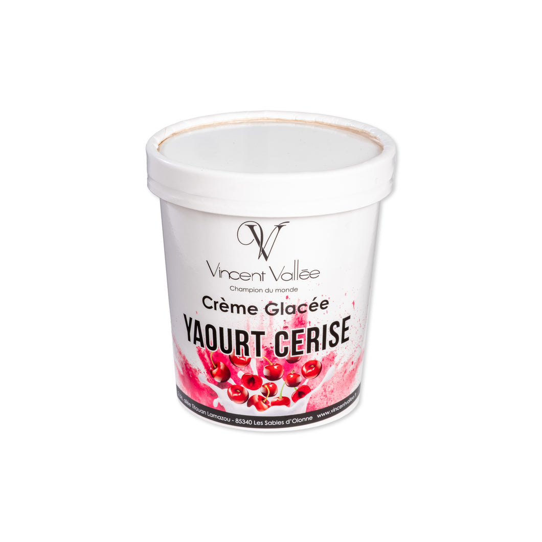 Crème glacée Yaourt Cerise